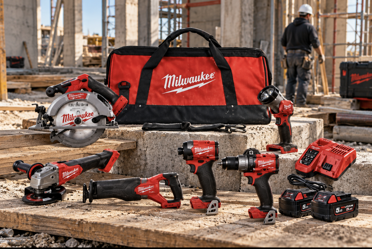 Milwaukee M18 FUEL Powerpack 6 outils M18FPP6G3-502B