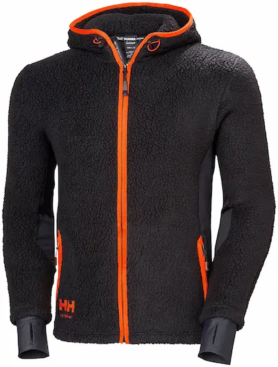 CHELSEA EVO Hooded PILE Veste noire 990 - Helly Hansen