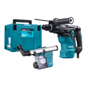 Perforateur-Burineur SDS-PLUS MAKITA HR3012FCWJZ – 1050 W, 30 mm, 3,9 J, avec système d'aspiration et coffret MAKPAC