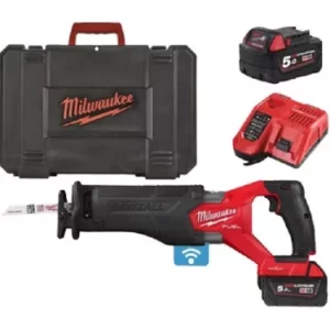 Scie sabre 18V fuel one key M18 ONEFSZ-502X - MILWAUKEE - 2 batt 5.0Ah - chargeur - HD Box - 4933478294