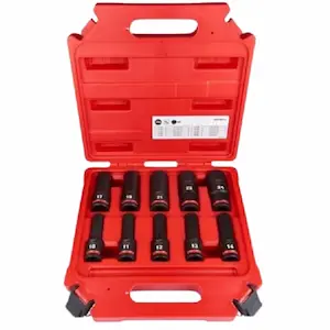 MILWAUKEE set de 10 douilles longues 1/2 Shockwave 4932480457 – Image 2