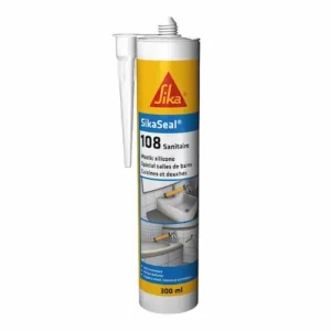 SikaSeal-108 Sanitaire Blanc - Cartouche 300 ml