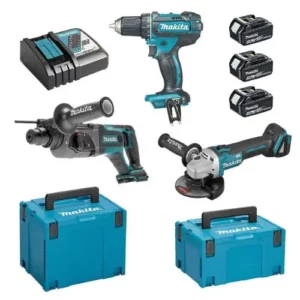 Pack 3 outils MAKITA Dlx3078mj 18v Li-ion