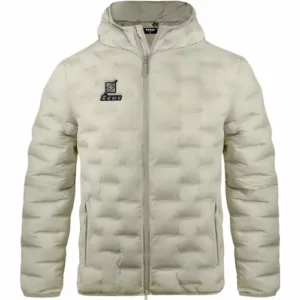 Doudoune Fine à Capuche Beige