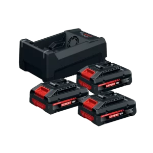 Starter Set Bosch Expert 18V – Pack Énergie Premium (3x 4,0Ah + GAL 80)