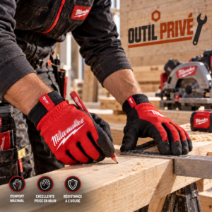 Gants Milwaukee Flex Work – Taille 10 / XL